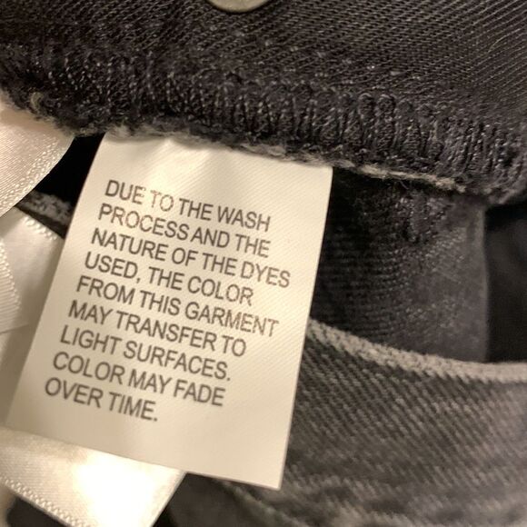 Madewell size 27 black denim a-line skirt. New with tags - Picture 8 of 10